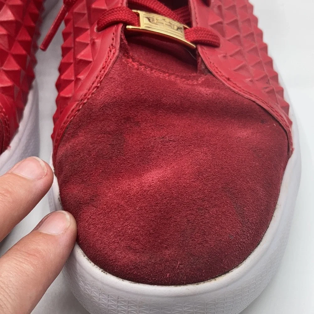 Nike Lebron XIII Lifestyle Mid Top Sneakers Shoes Gym Red Gold Men's Siz… - Picture 7 of 17